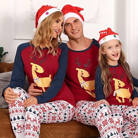 Other - Women's Christmas Pajamas Sets Holiday Reindeer Pjs Size XL